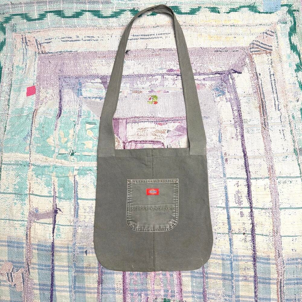 Custom Upcycled Sling Bag – Workwear Shoulder Bag